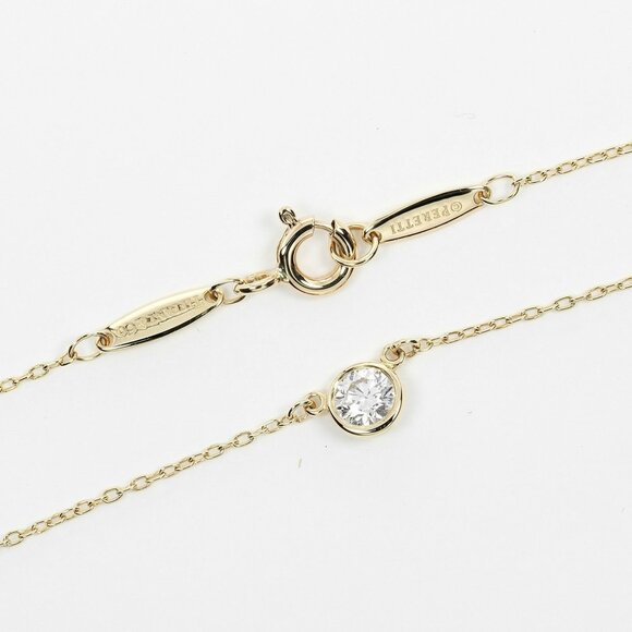 TIFFANY Gold Diamond 2C Necklace - Picture 6 of 9